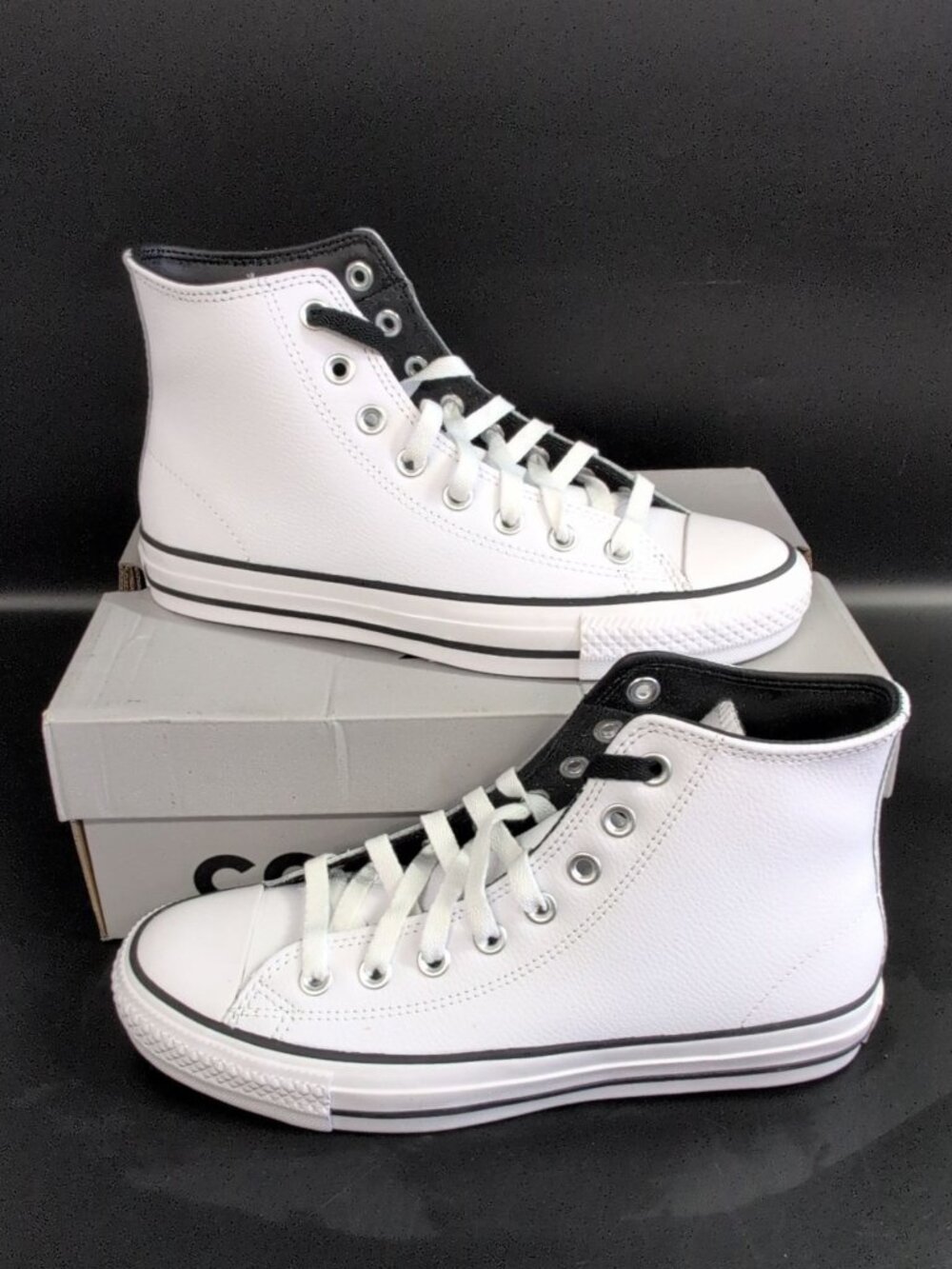 Converse Chuck Taylor All Star Pro Leather Hi White Men Shoes 6.5 White